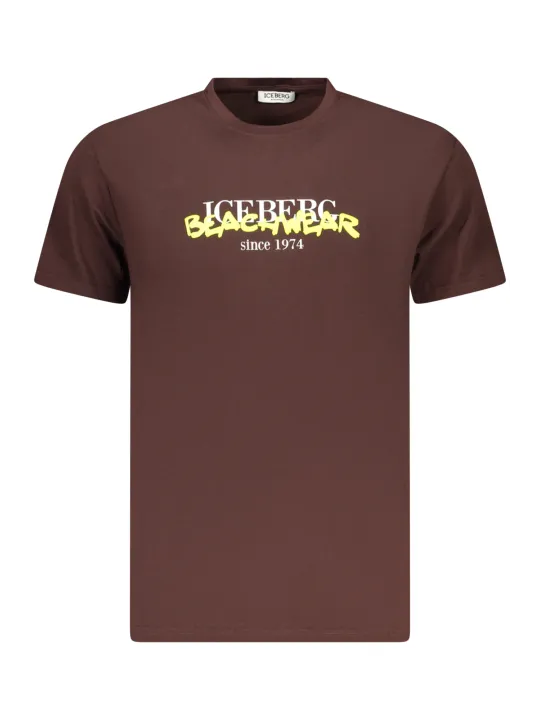 ICEBERG Herren T-Shirt Braun mieten - Flex-Fashion Verleih
