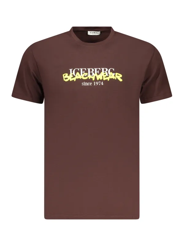 ICEBERG Herren T-Shirt Braun mieten - Flex-Fashion Verleih