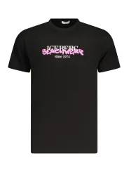 ICEBERG Herren T-Shirt Schwarz mieten | Flex-Fashion Verleih