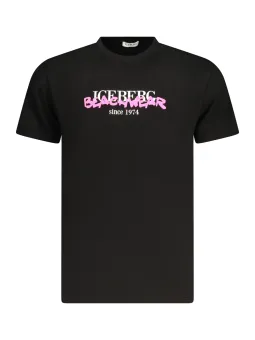 ICEBERG Herren T-Shirt Schwarz mieten | Flex-Fashion Verleih