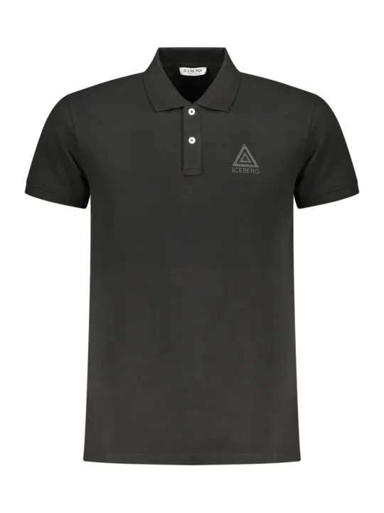 ICEBERG Herren Poloshirt Schwarz mieten | Flex-Fashion Verleih