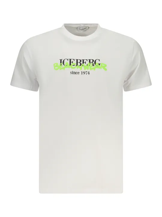 ICEBERG Herren T-Shirt Weiß mieten - Flex-Fashion Verleih