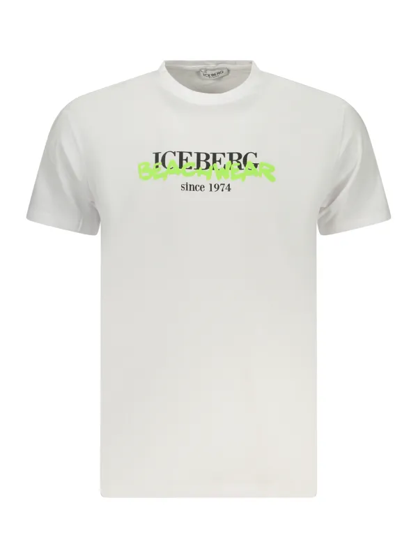 ICEBERG Herren T-Shirt Weiß mieten - Flex-Fashion Verleih
