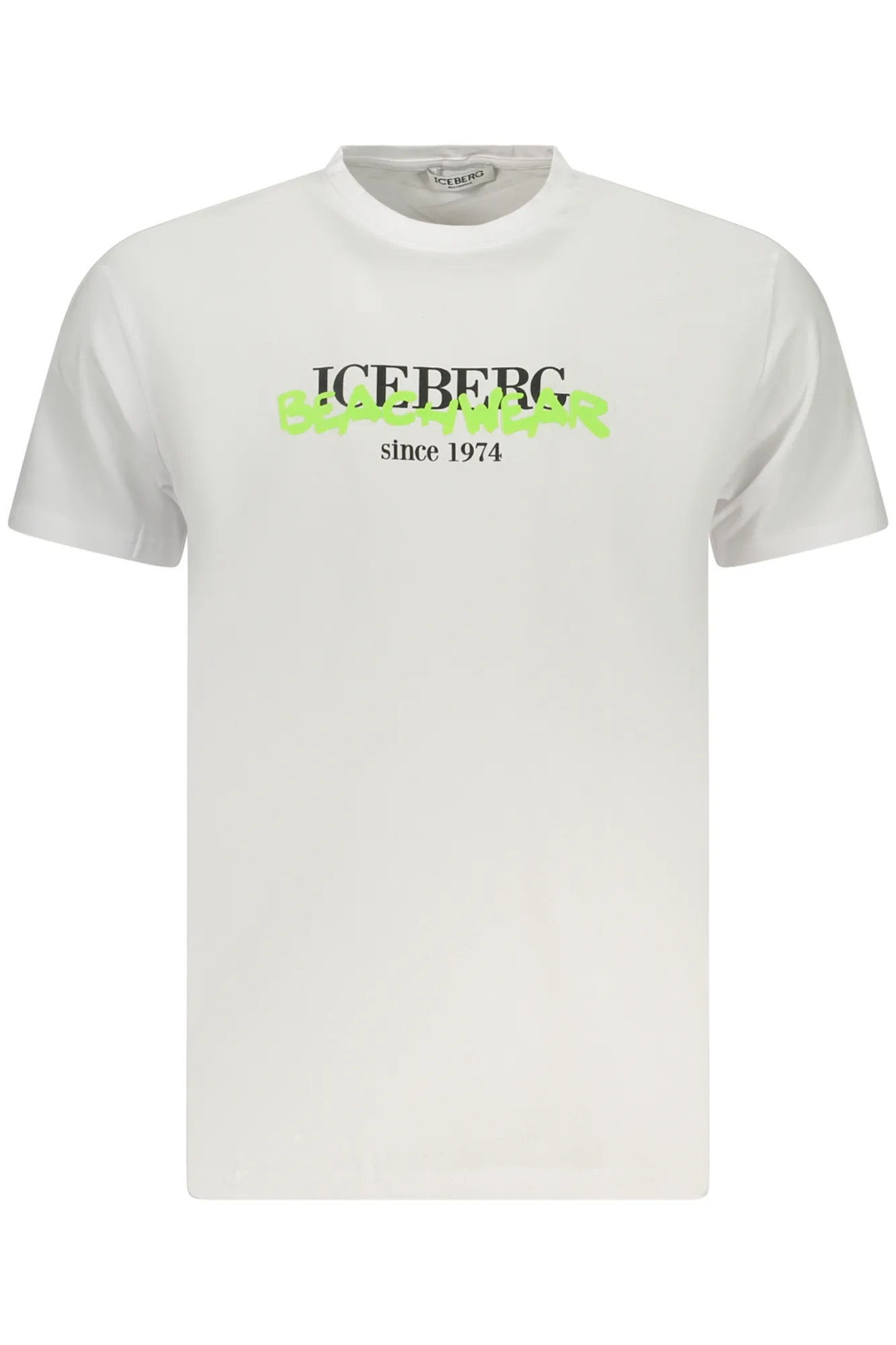 Herren Kurzarm-T-Shirt Weiß ICE3MTS01_BIWHITE