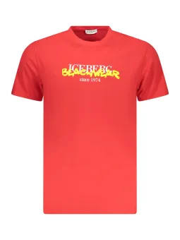 ICEBERG Herren T-Shirt Rot mieten | Flex-Fashion Verleih