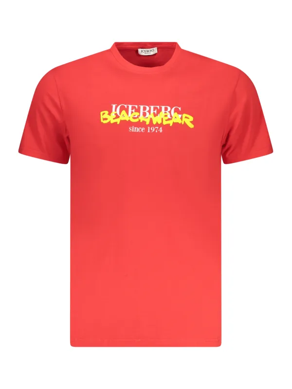 ICEBERG Herren T-Shirt Rot mieten | Flex-Fashion Verleih