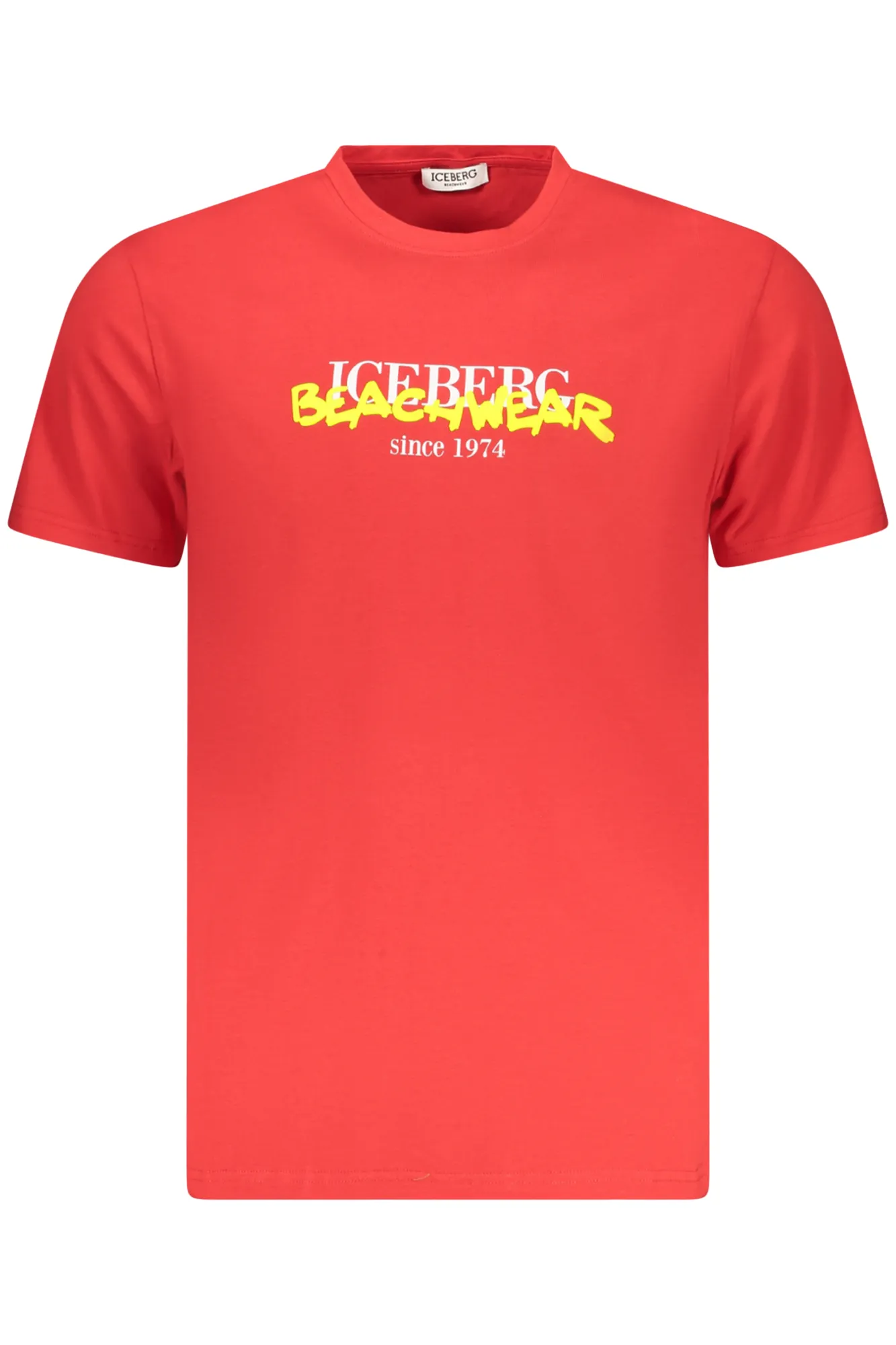 Herren Kurzarm-T-Shirt Rot ICE3MTS01_RORED