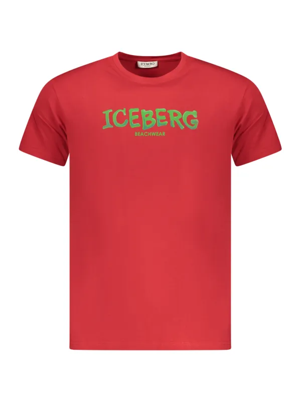ICEBERG Herren T-Shirt Rot mieten | Flex-Fashion Verleih