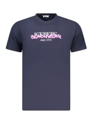 ICEBERG Herren T-Shirt Blau mieten - Flex-Fashion Verleih
