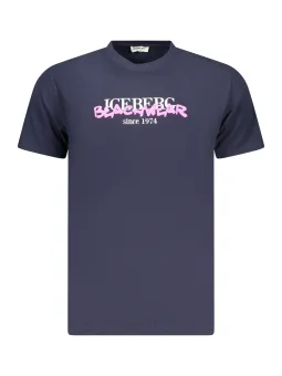 ICEBERG Herren T-Shirt Blau mieten - Flex-Fashion Verleih