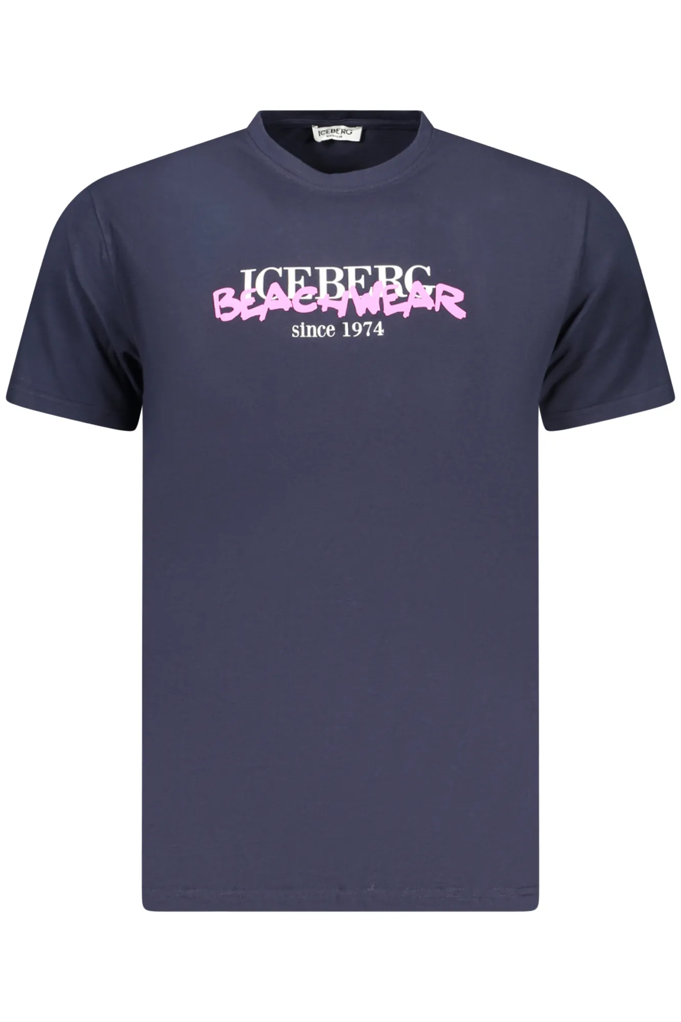 Herren Kurzarm-T-Shirt Blau ICE3MTS01_BLNAVY