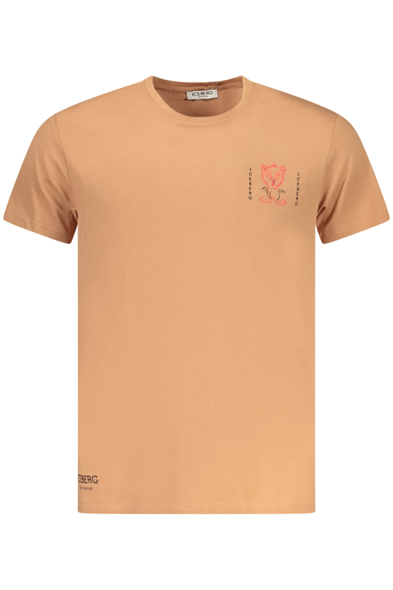 Herren Kurzarm-T-Shirt Braun ICE25MTS02_MAINDIAN