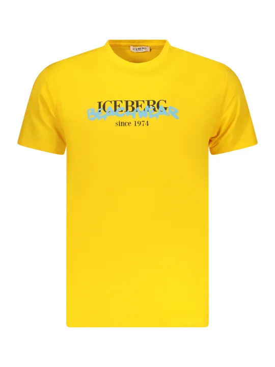 ICEBERG Herren T-Shirt Gelb mieten – Flex-Fashion Verleih