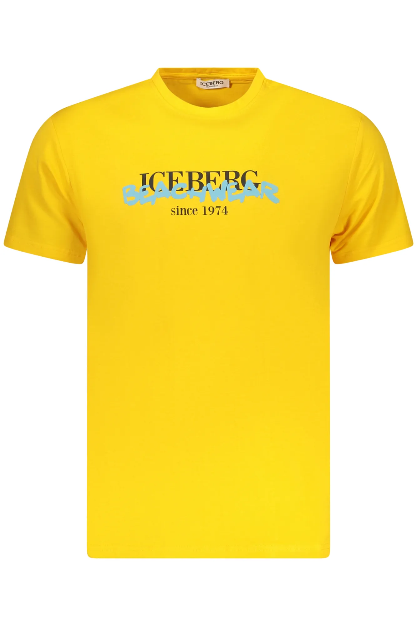 Herren Kurzarm-T-Shirt Gelb ICE3MTS01_GIYELLOW