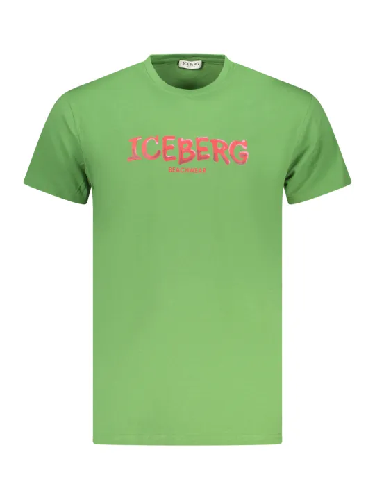 ICEBERG Herren T-Shirt Grün mieten | Flex-Fashion Verleih