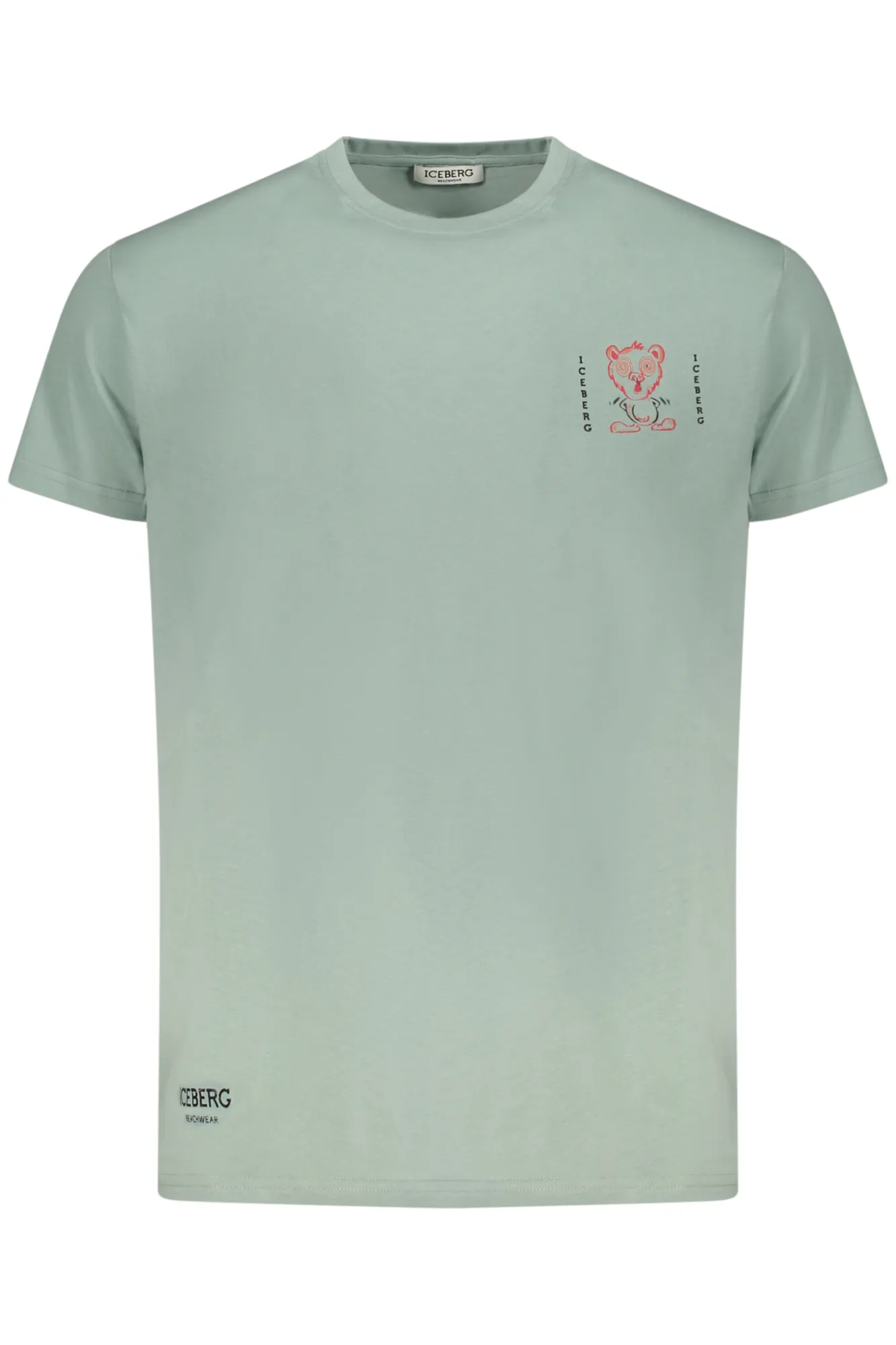 Herren Kurzarm-T-Shirt Grün ICE25MTS02_VEMINT