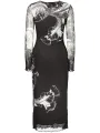 Desigual Damen Kleid Schwarz mieten | Flex-Fashion Verleih