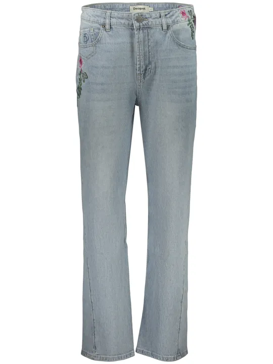 Hellblaue Desigual Damen Jeans mieten – Flex-Fashion Verleih
