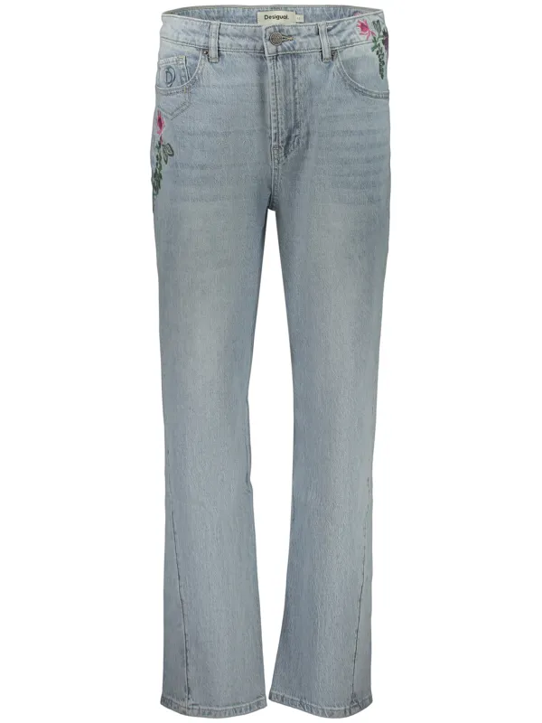 Hellblaue Desigual Damen Jeans mieten – Flex-Fashion Verleih