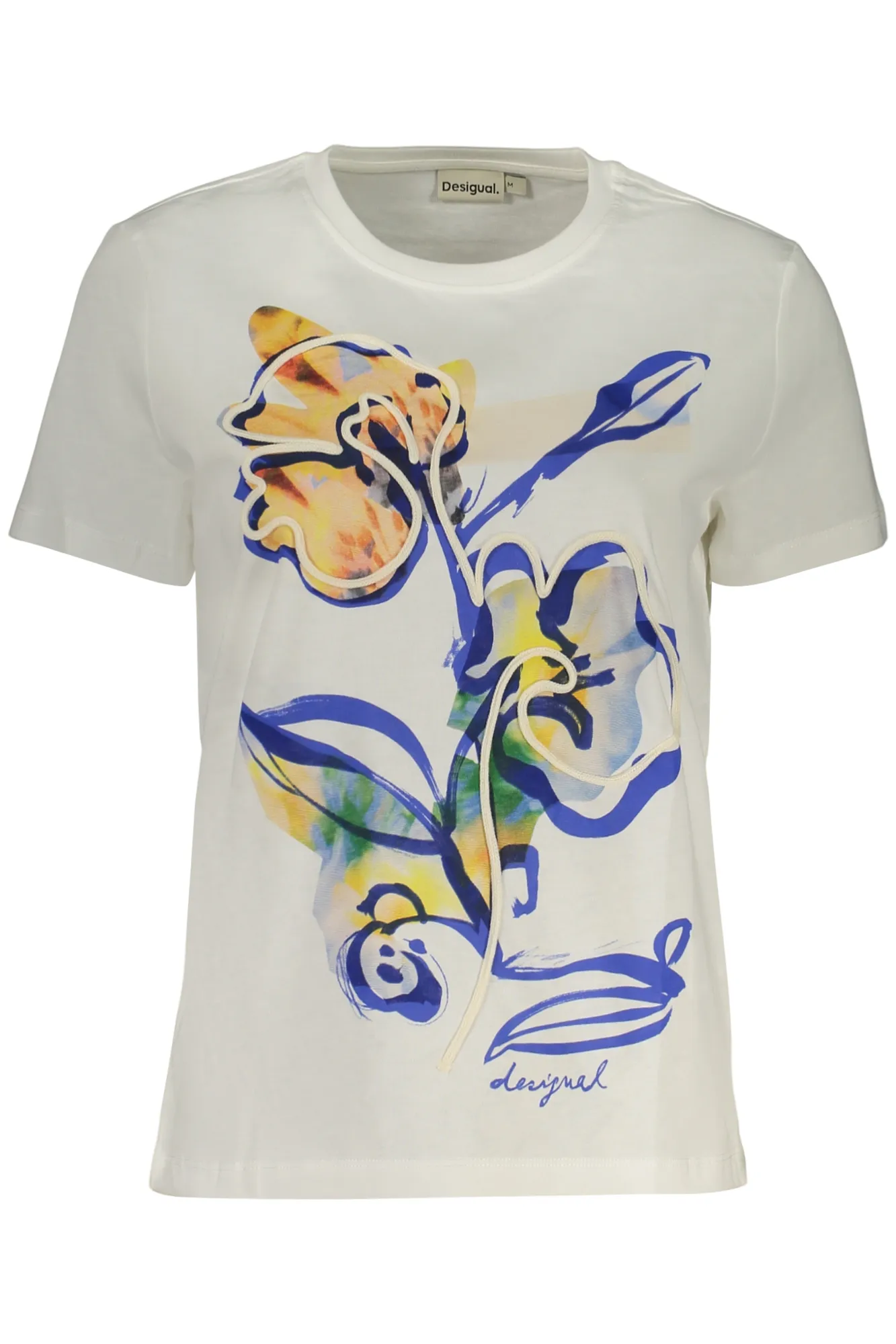 Damen Kurzarm-T-Shirt Weiß 26SWTK38_BI1000