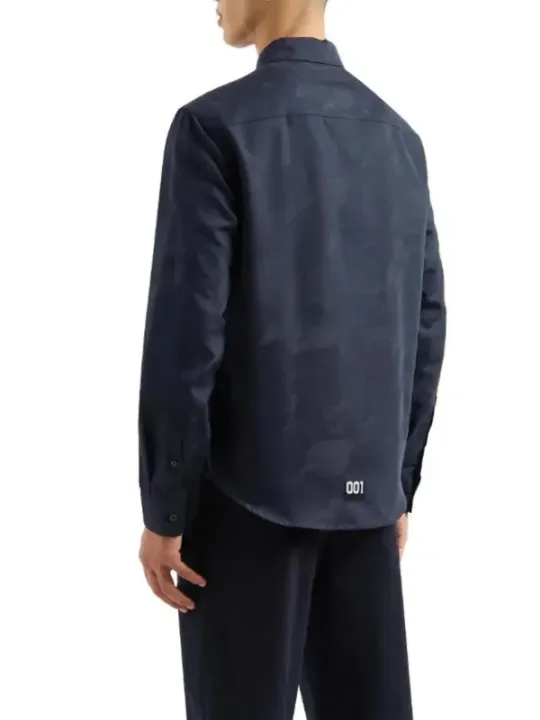 Schwarzes Camouflage Hemd Armani Exchange
