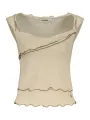 Desigual Damen Tanktop Beige mieten - Flex-Fashion Verleih