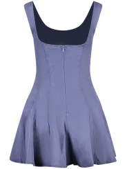 Desigual Damen Kleid Blau mieten - Flex-Fashion Verleih-Shop
