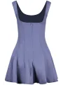 Desigual Damen Kleid Blau mieten - Flex-Fashion Verleih-Shop