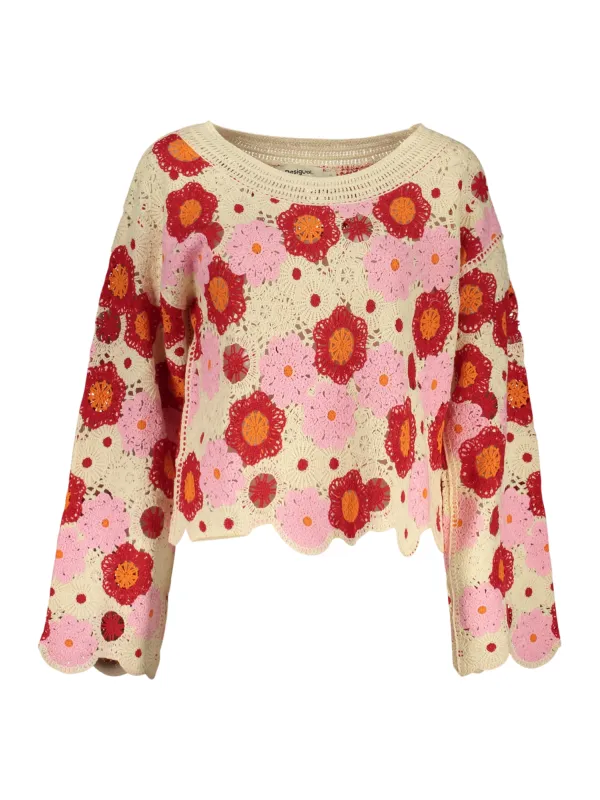 Desigual Damen T-Shirt Beige mieten | Flex-Fashion Verleih