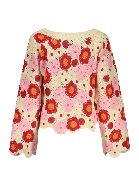 Desigual Damen T-Shirt Beige mieten | Flex-Fashion Verleih