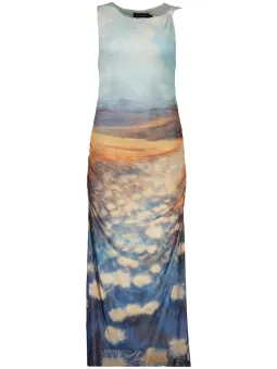 Desigual Damenkleid Hellblau mieten | Flex-Fashion Verleih