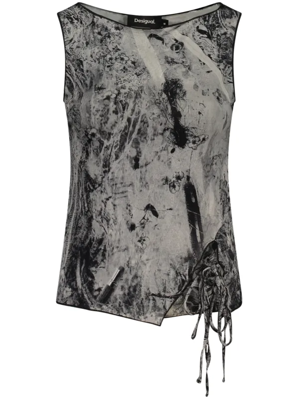 Desigual Damen Fantasy-Tanktop Schwarz mieten bei Flex-Fashion