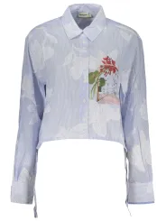Desigual Damen Hemd Hellblau mieten | Flex-Fashion Verleih