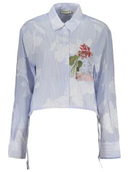 Desigual Damen Hemd Hellblau mieten | Flex-Fashion Verleih