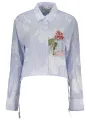 Desigual Damen Hemd Hellblau mieten | Flex-Fashion Verleih