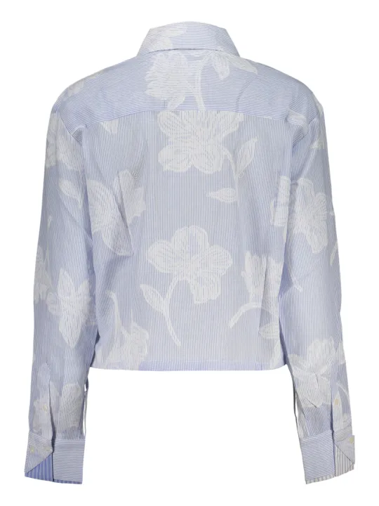 Desigual Damen Hemd Hellblau mieten | Flex-Fashion Verleih