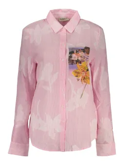 Desigual Damen Hemd Rosa mieten - Flex-Fashion Verleih-Shop
