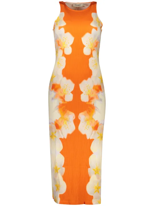 Desigual Damen Kleid Orange mieten | Flex-Fashion Verleih