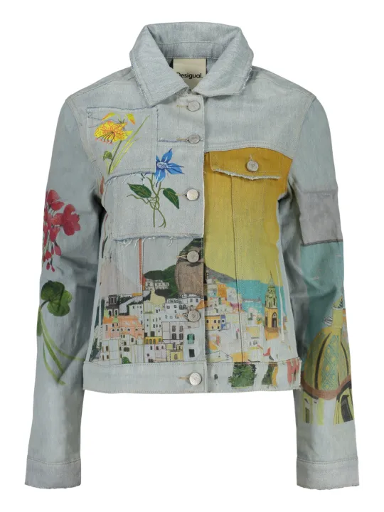 Desigual Damen Jeansjacke Hellblau | online kaufen