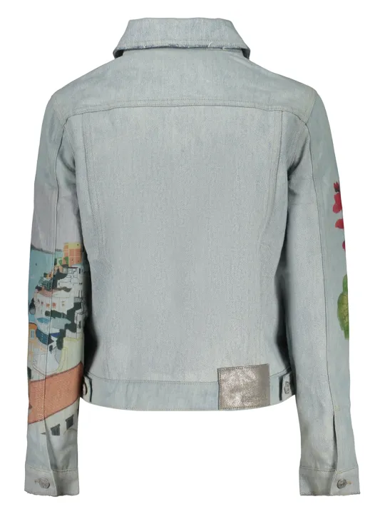 Desigual Damen Jeansjacke Hellblau | online kaufen