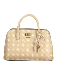 GUESS JEANS Logo-Tasche Beige mieten bei Flex-Fashion