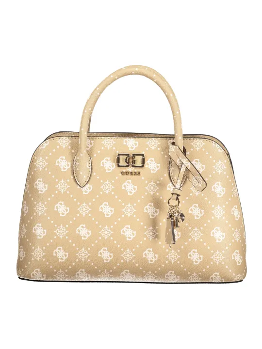 GUESS JEANS Logo-Tasche Beige mieten bei Flex-Fashion