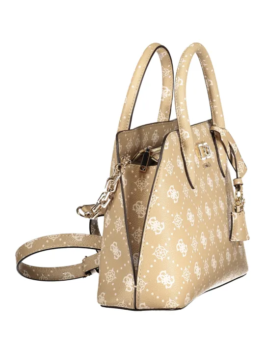 GUESS JEANS Logo-Tasche Beige mieten bei Flex-Fashion