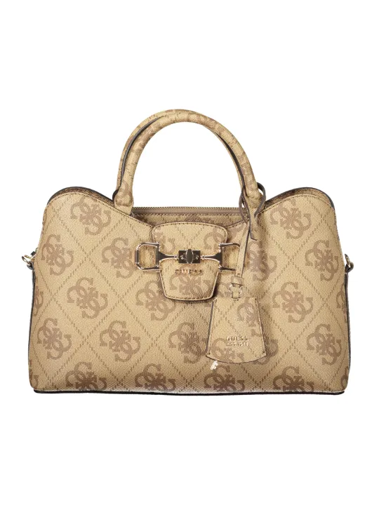 GUESS JEANS Damen LOGO-TASCHE Beige | online kaufen