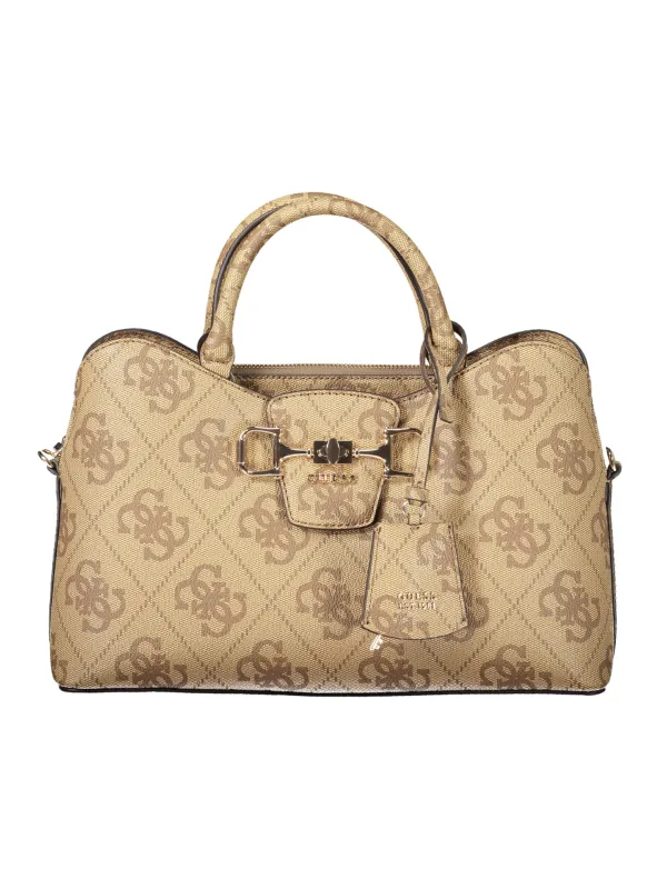 GUESS JEANS Damen LOGO-TASCHE Beige | online kaufen