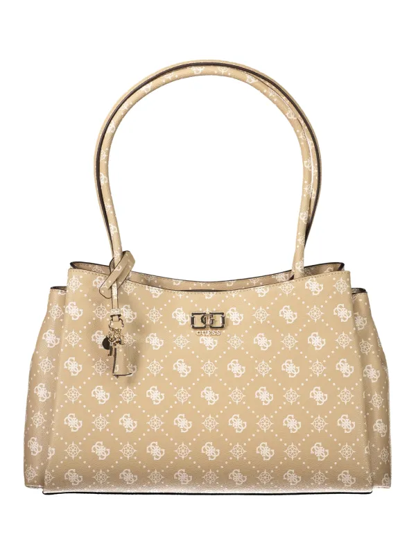GUESS JEANS Damen Logo-Tasche Beige mieten | Flex-Fashion