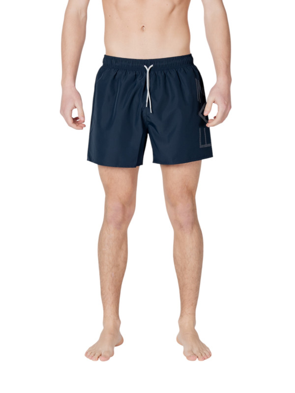 Dunkle blaue Ea7 Sportshorts