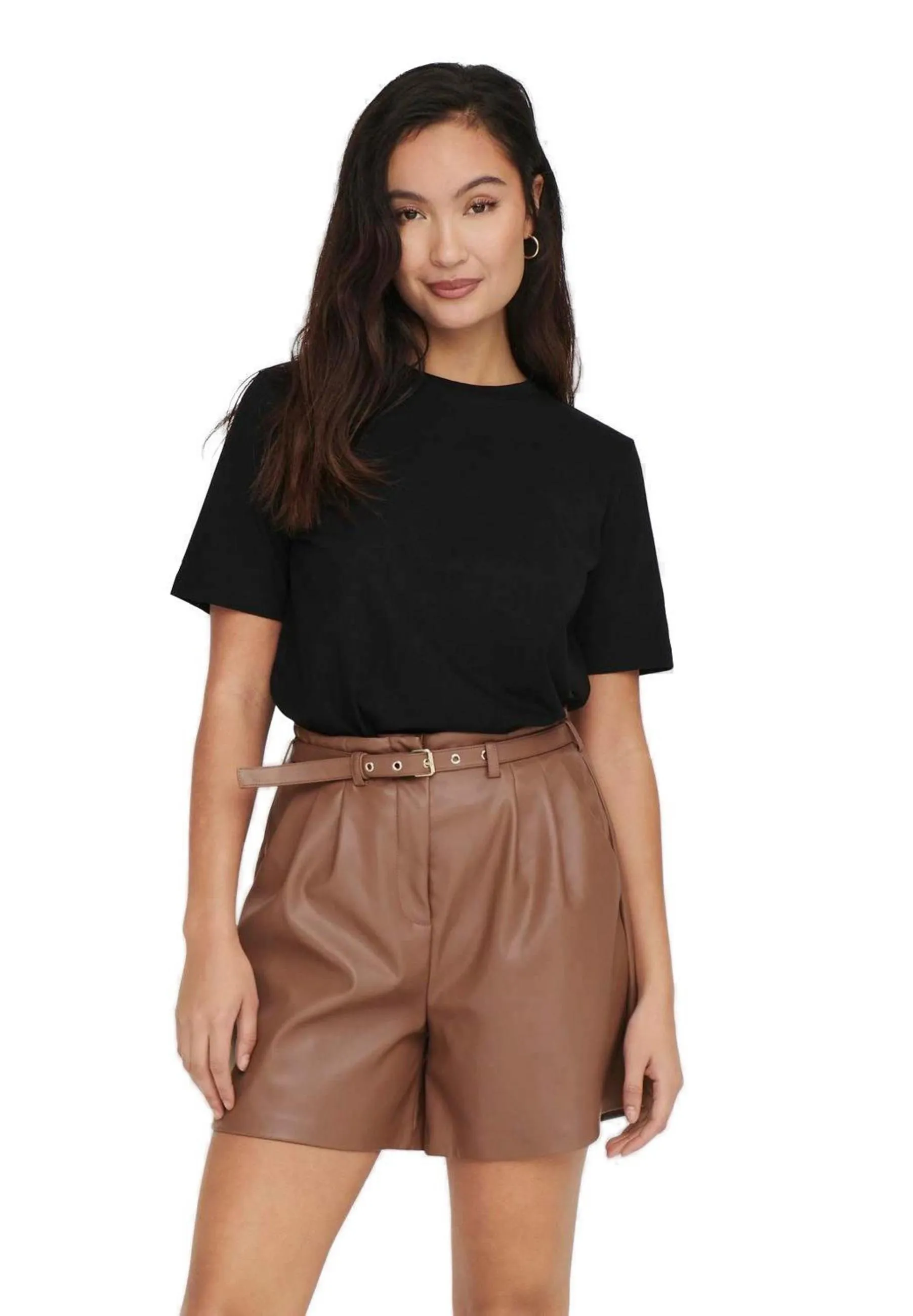 Only T-Shirt Schwarz 472923