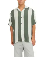 Gestreiftes Kurzarmhemd für Herren