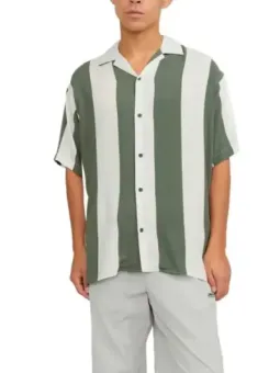 Gestreiftes Kurzarmhemd für Herren